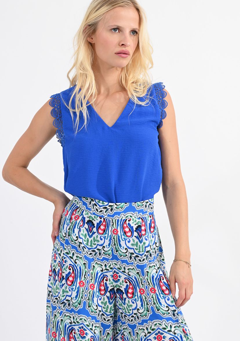Womens Printed Palazzo Pants