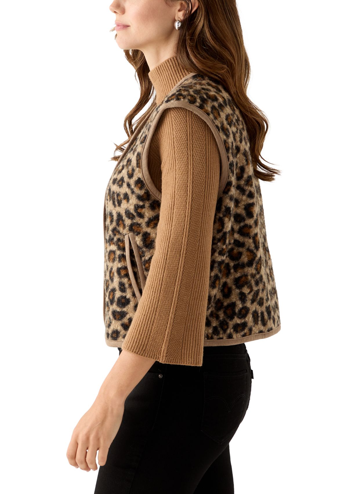 Womens Leopard Vest 
