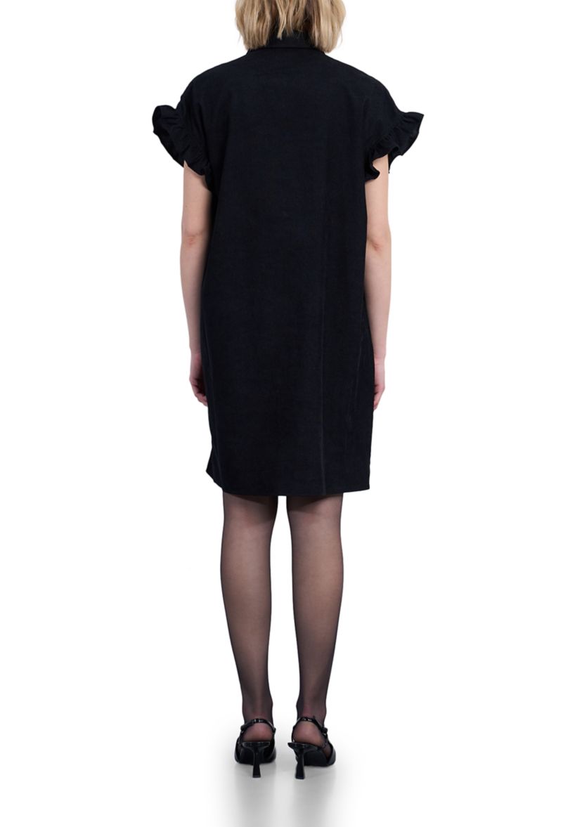 Womens Smocked Corduroy Dress