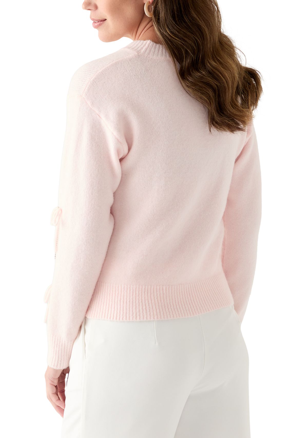 Womens 3D Bow Sweater