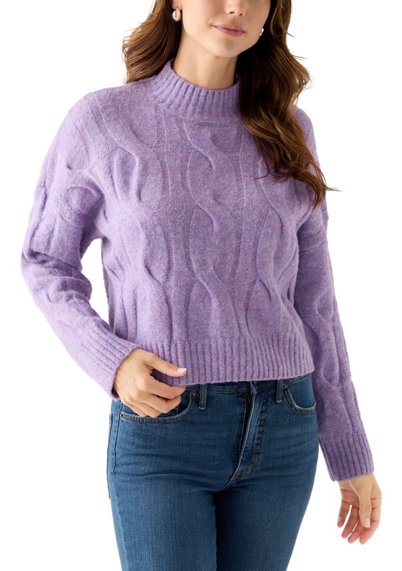 Womens Oversized Cable Sweater