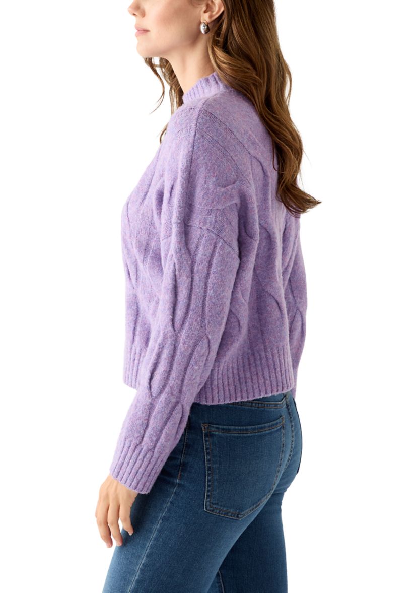 Womens Oversized Cable Sweater