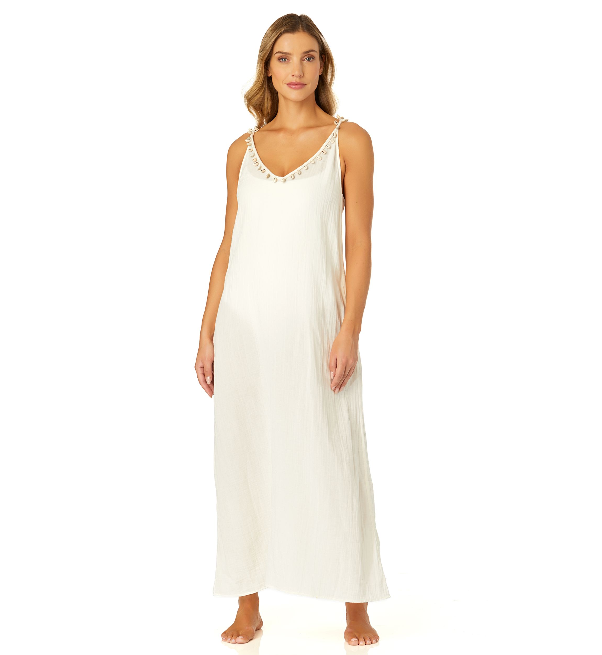 Sun Valley Crochet Back Maxi Dress