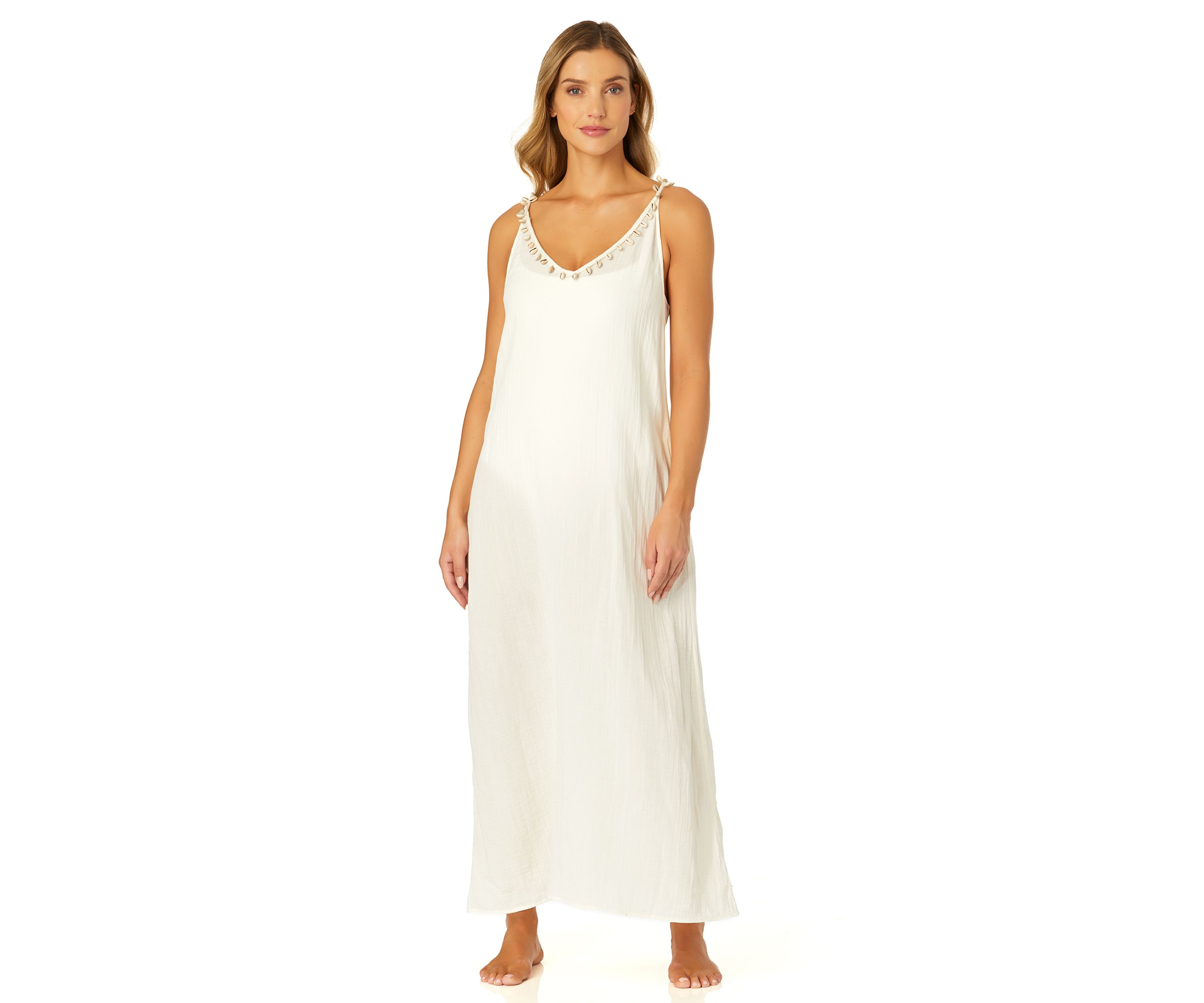 Sun Valley Crochet Back Maxi Dress