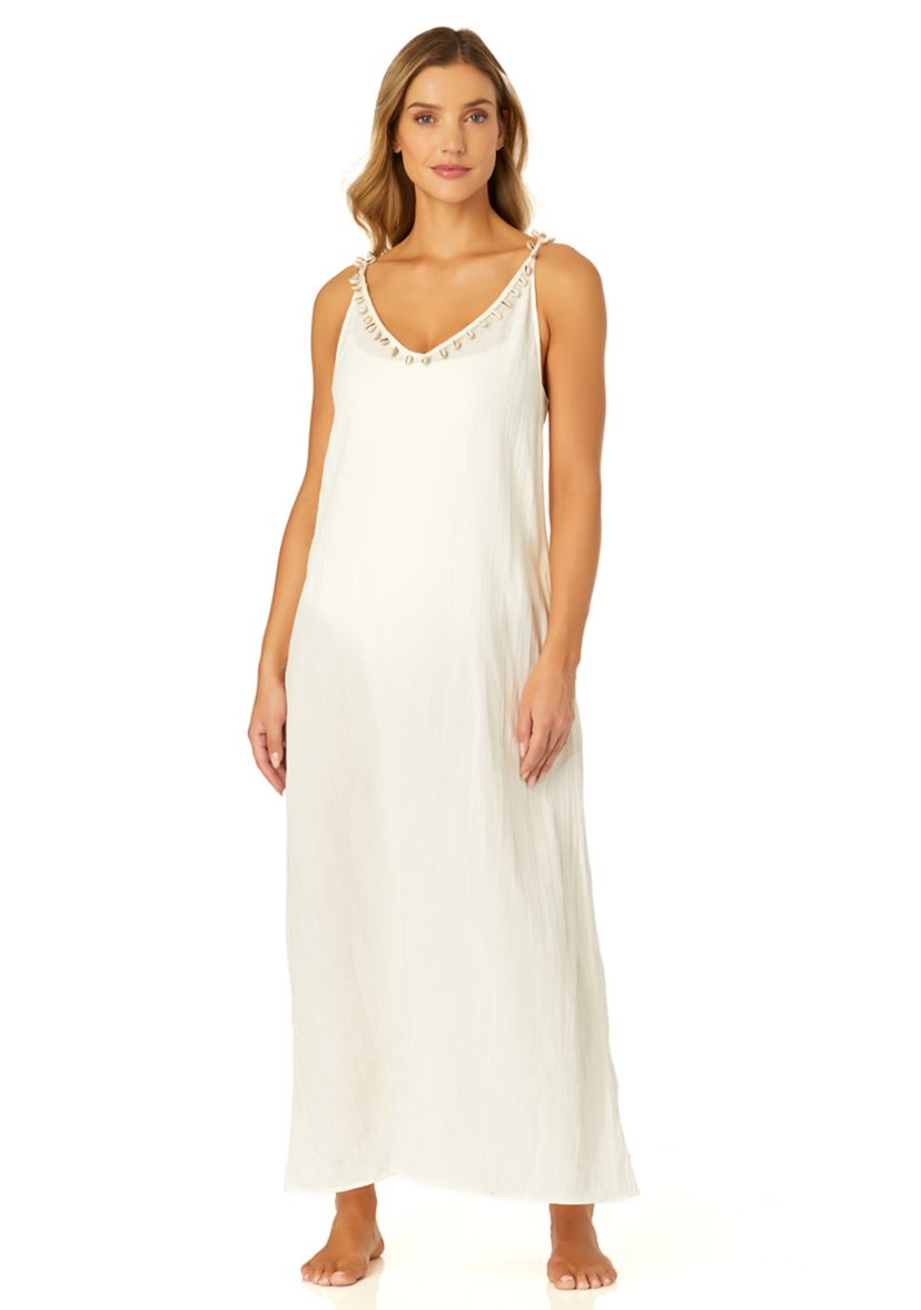 Sun Valley Crochet Back Maxi Dress