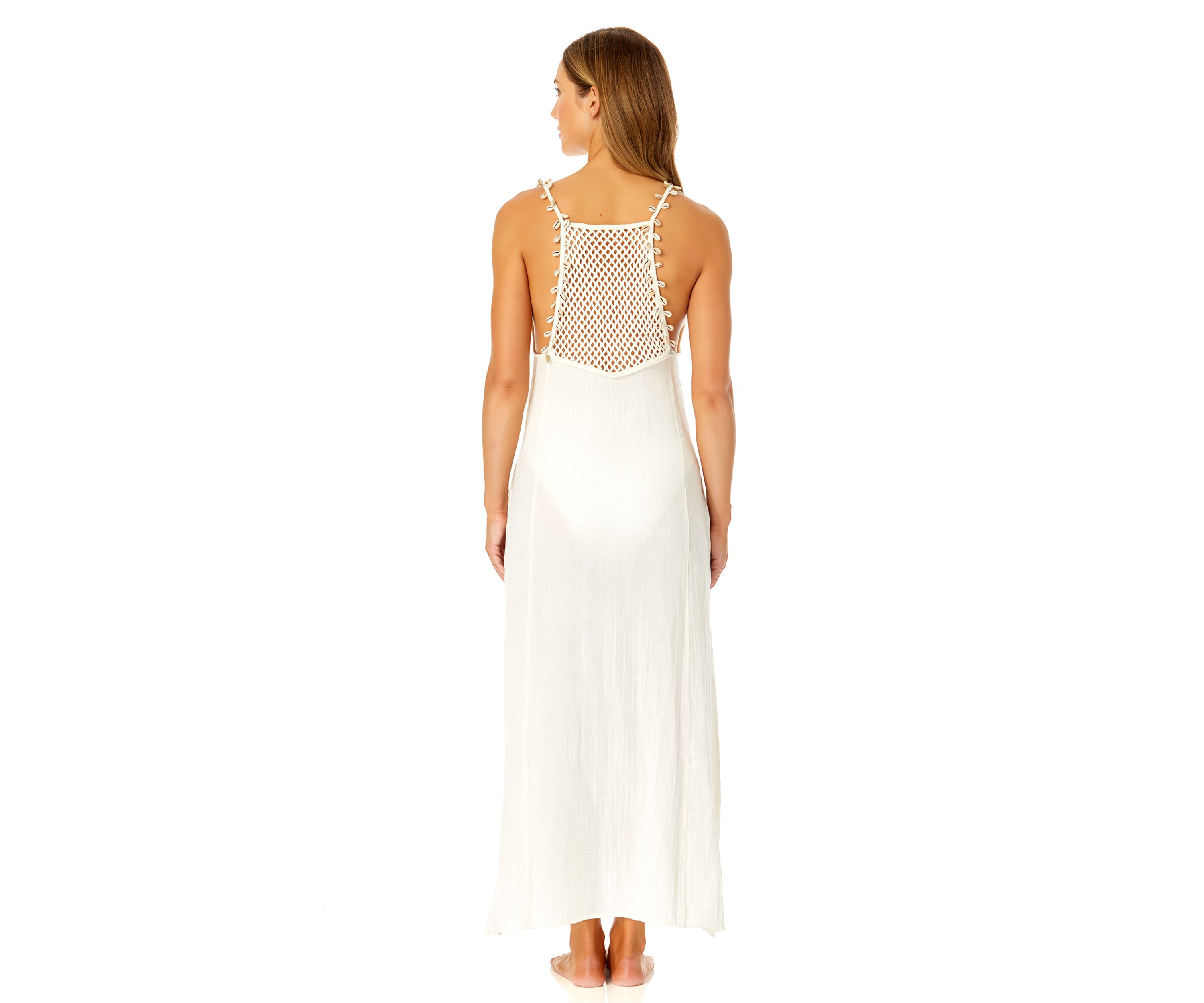 Sun Valley Crochet Back Maxi Dress
