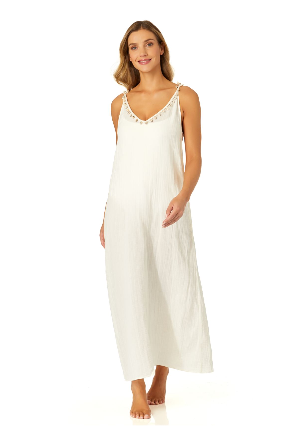 Sun Valley Crochet Back Maxi Dress