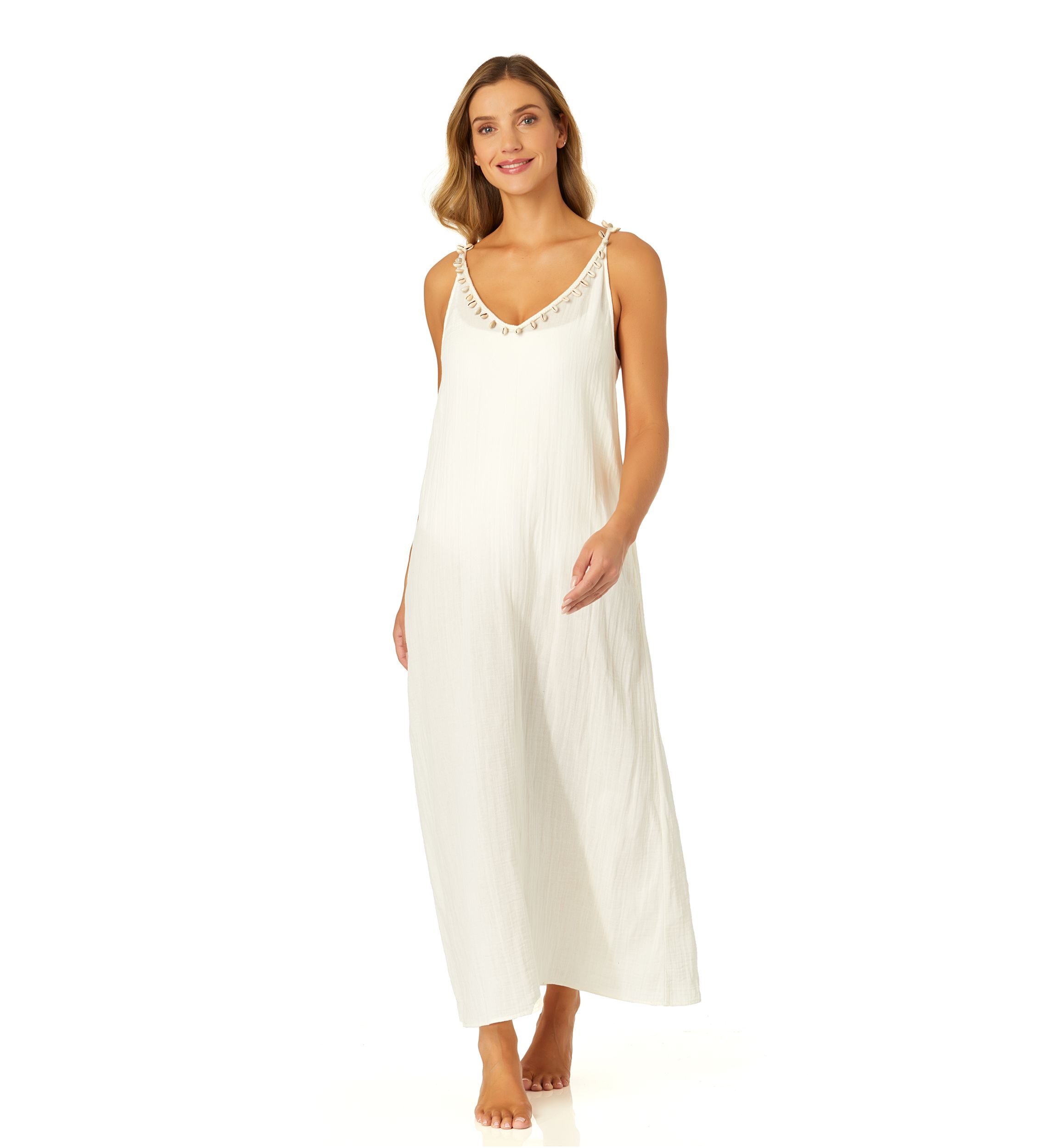 Sun Valley Crochet Back Maxi Dress
