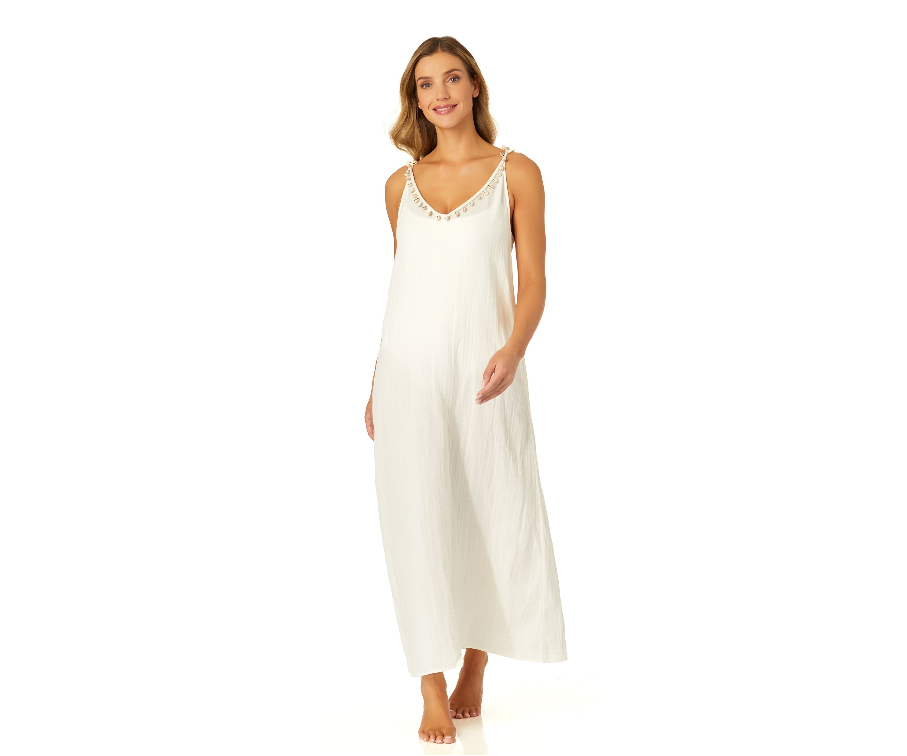 Sun Valley Crochet Back Maxi Dress