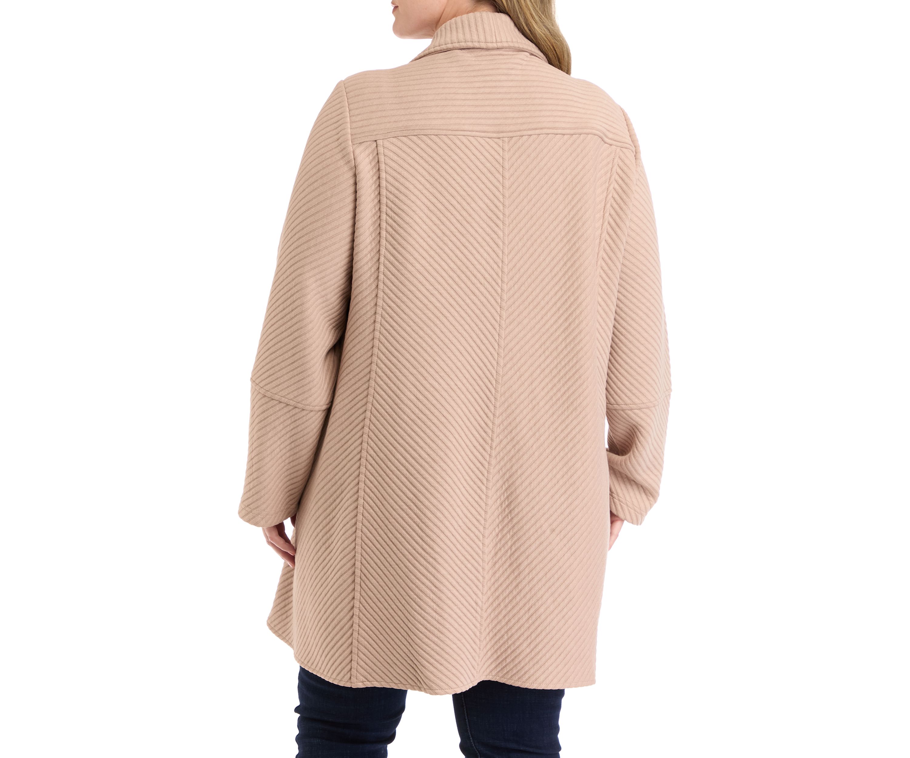 Plus Size Asymmetrical Cardigan