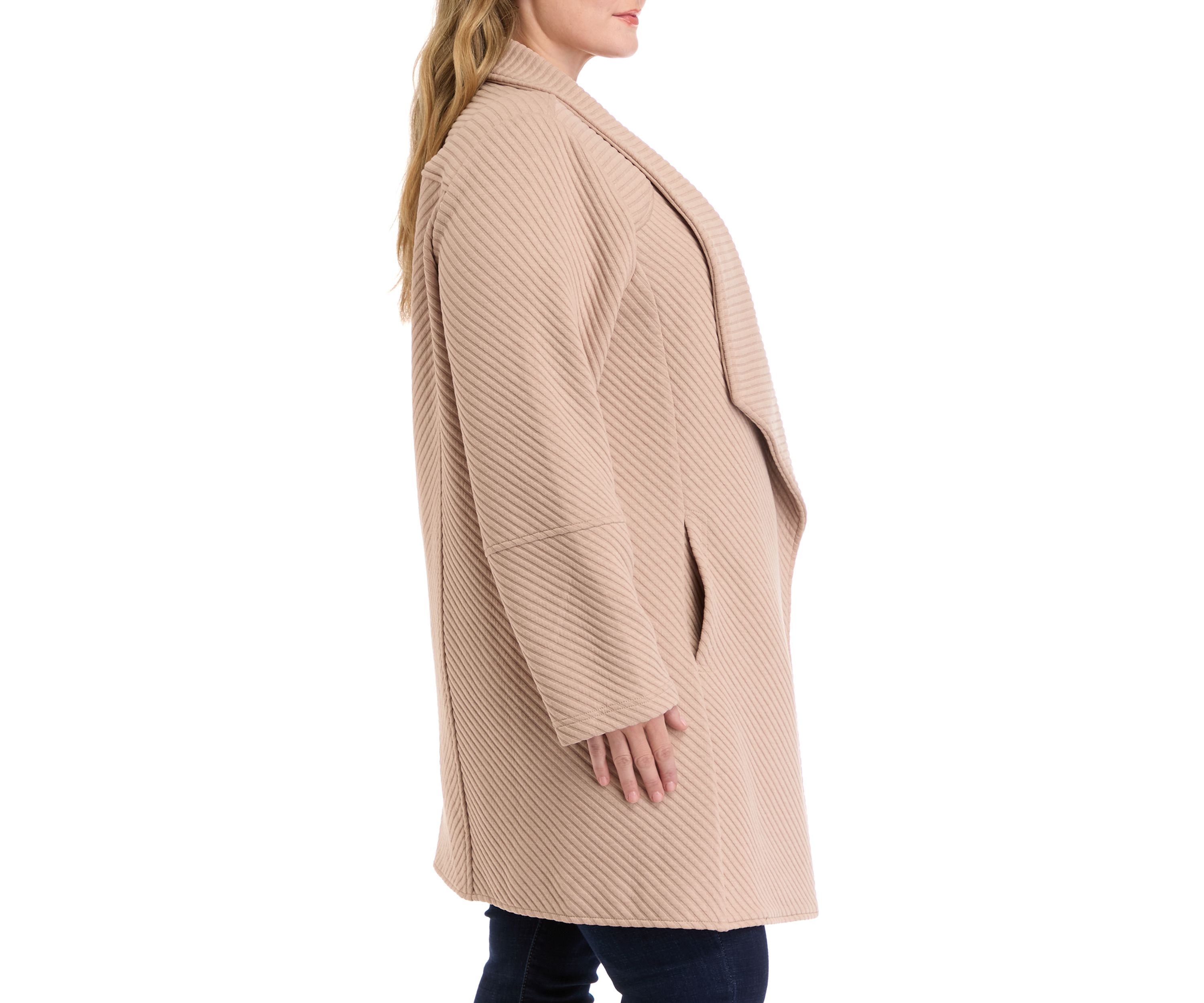 Plus Size Asymmetrical Cardigan