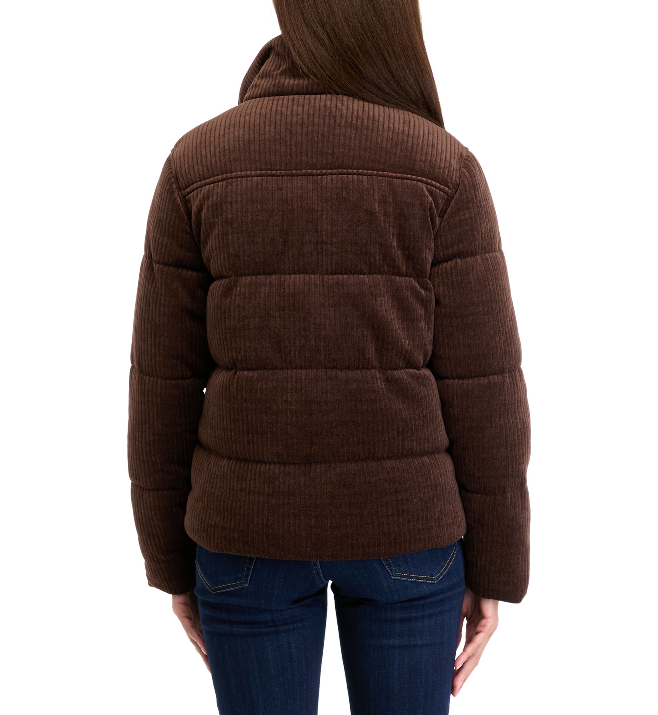 Womens Corduroy Puffer