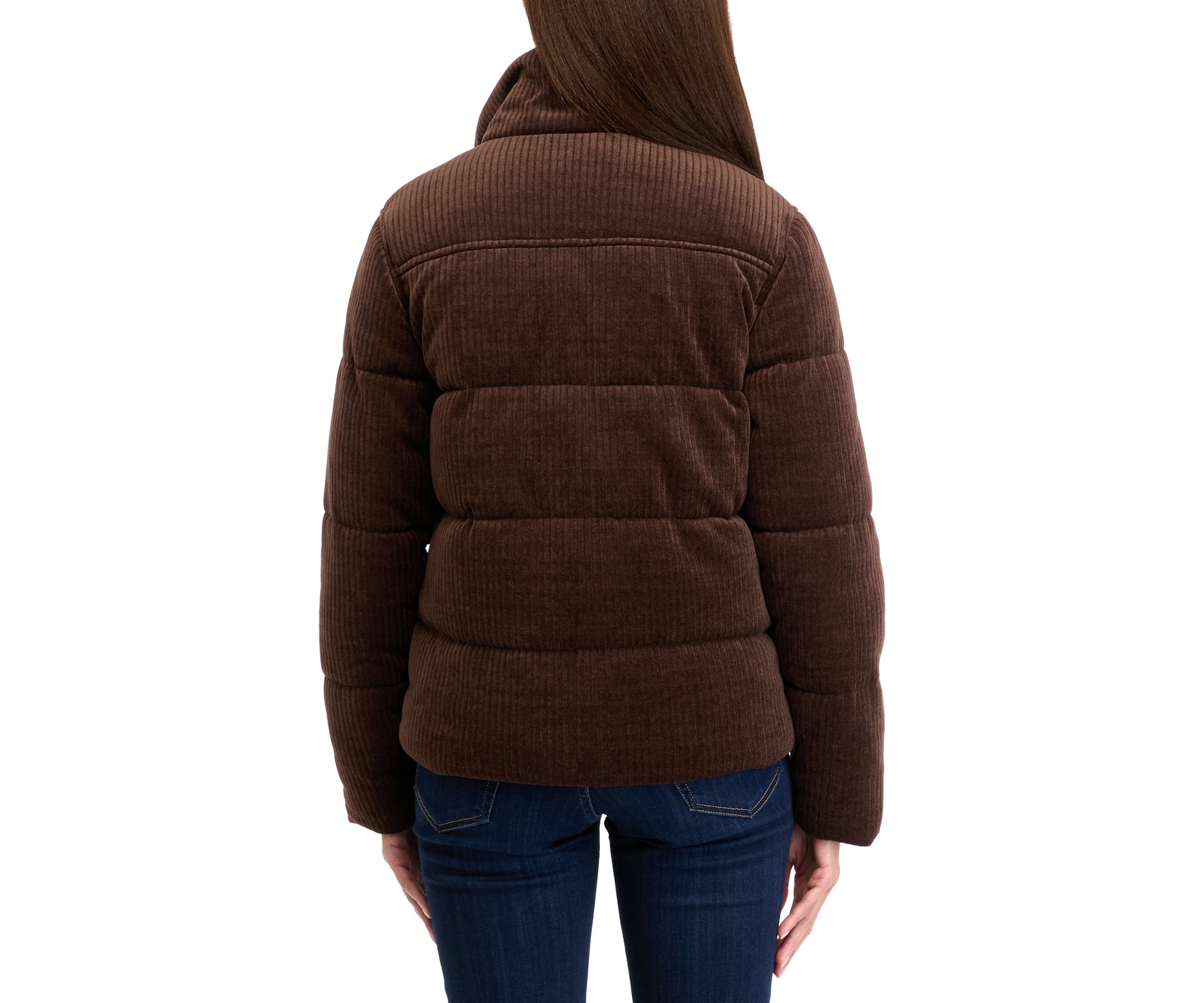 Womens Corduroy Puffer