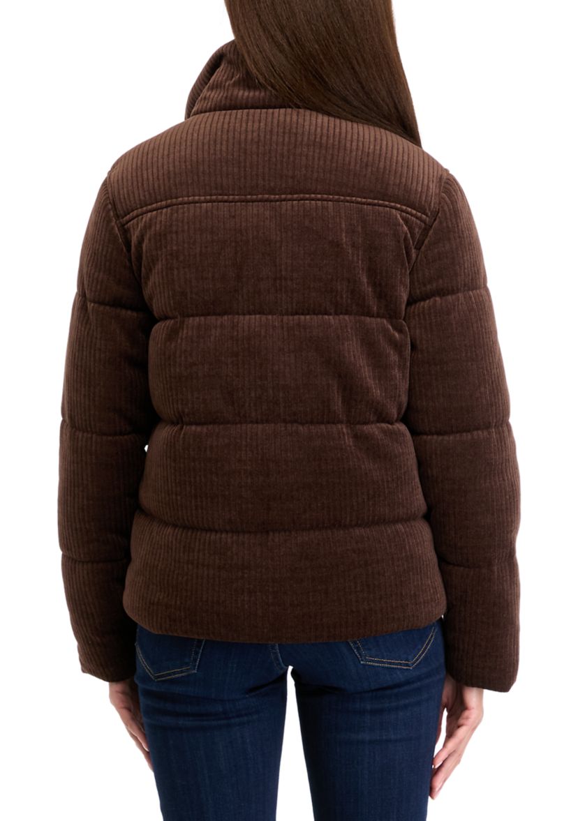 Womens Corduroy Puffer
