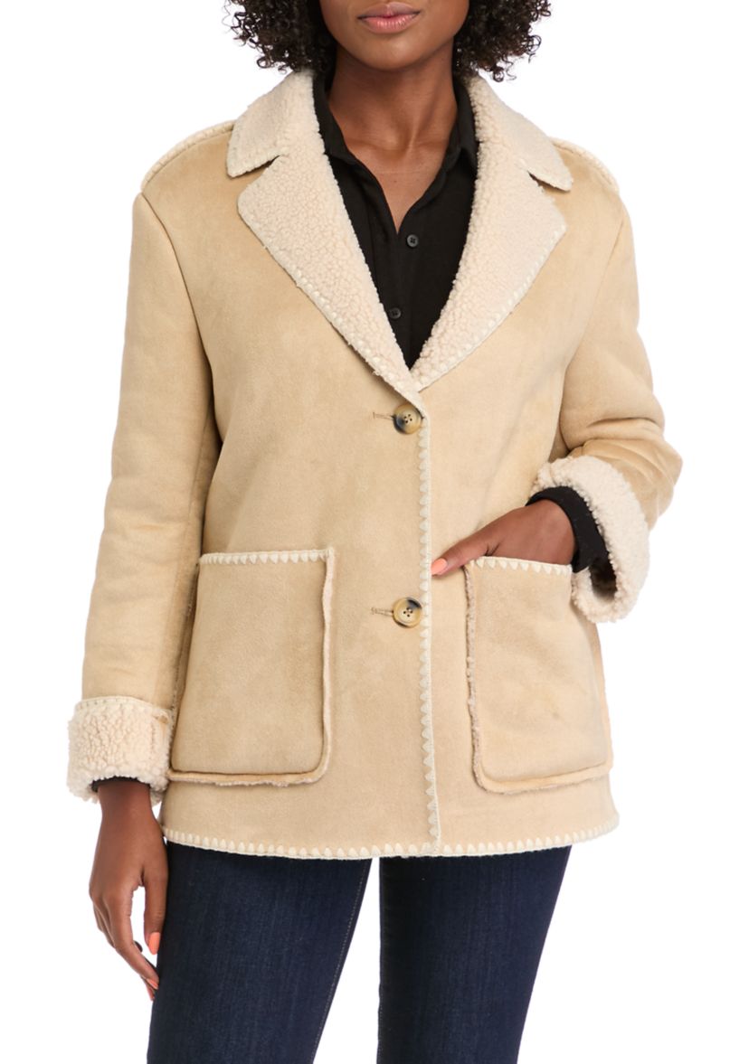 Womens Sherpa Collar Jacket