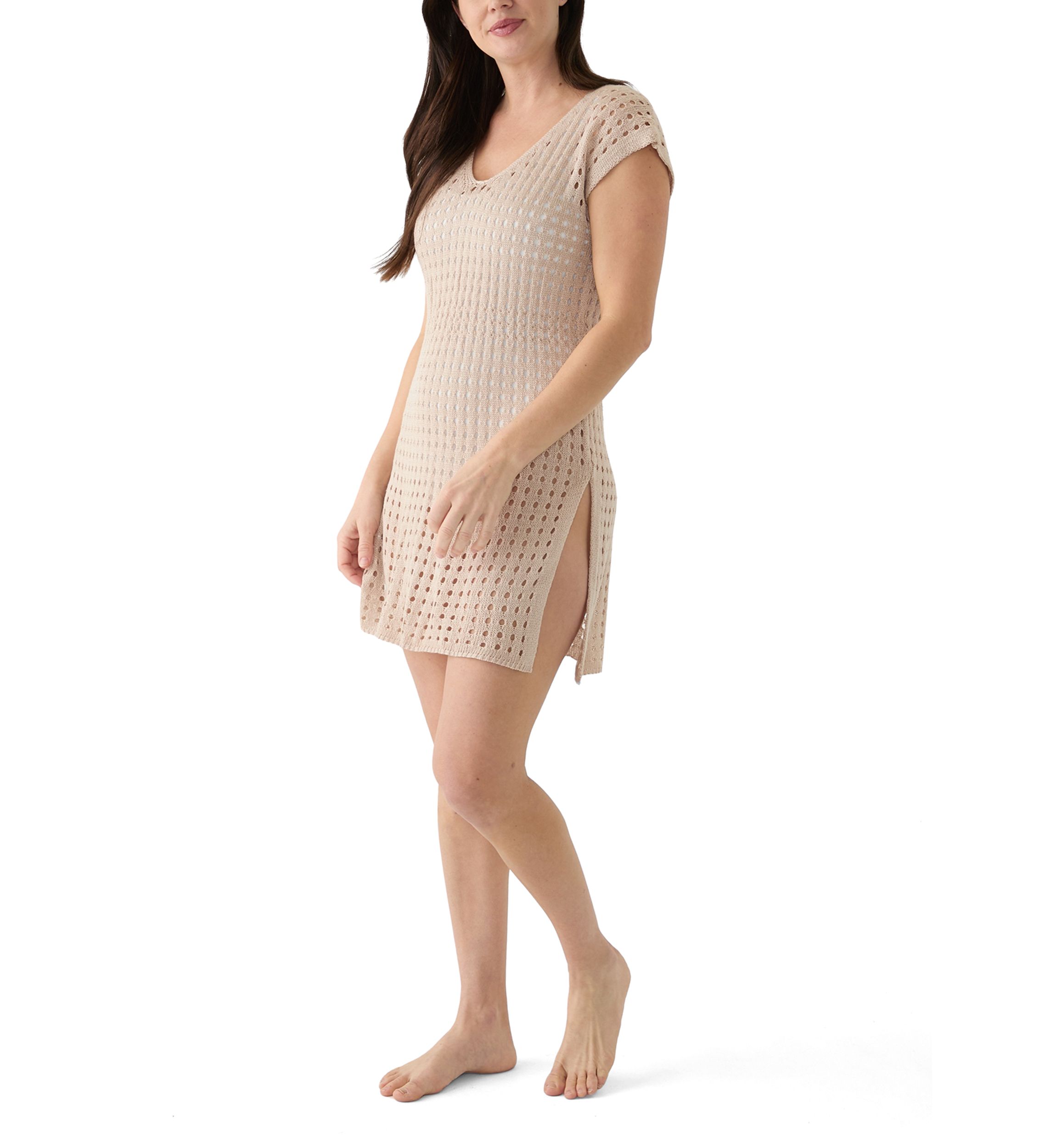 Open Knit Swim Coverup