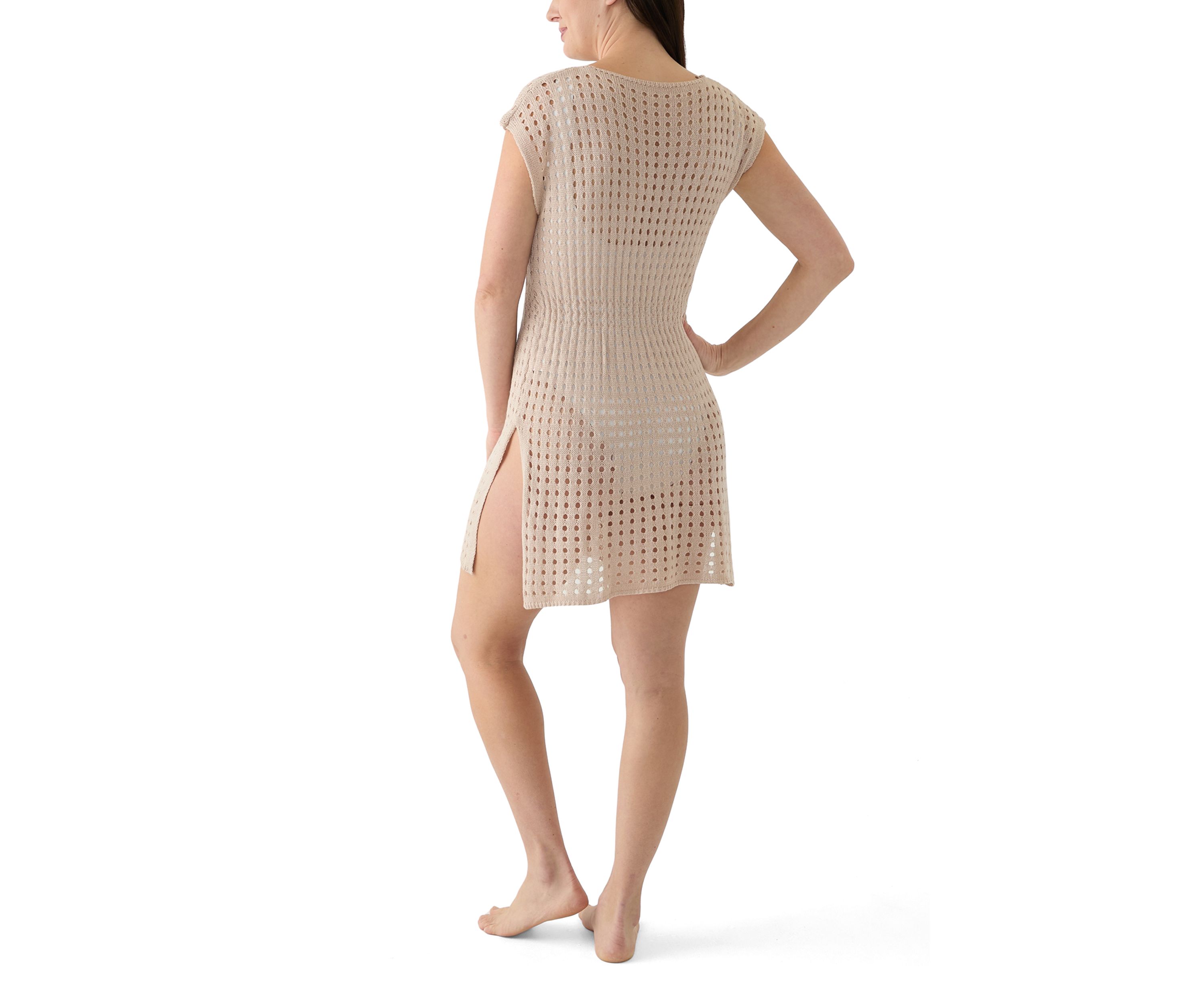Open Knit Swim Coverup