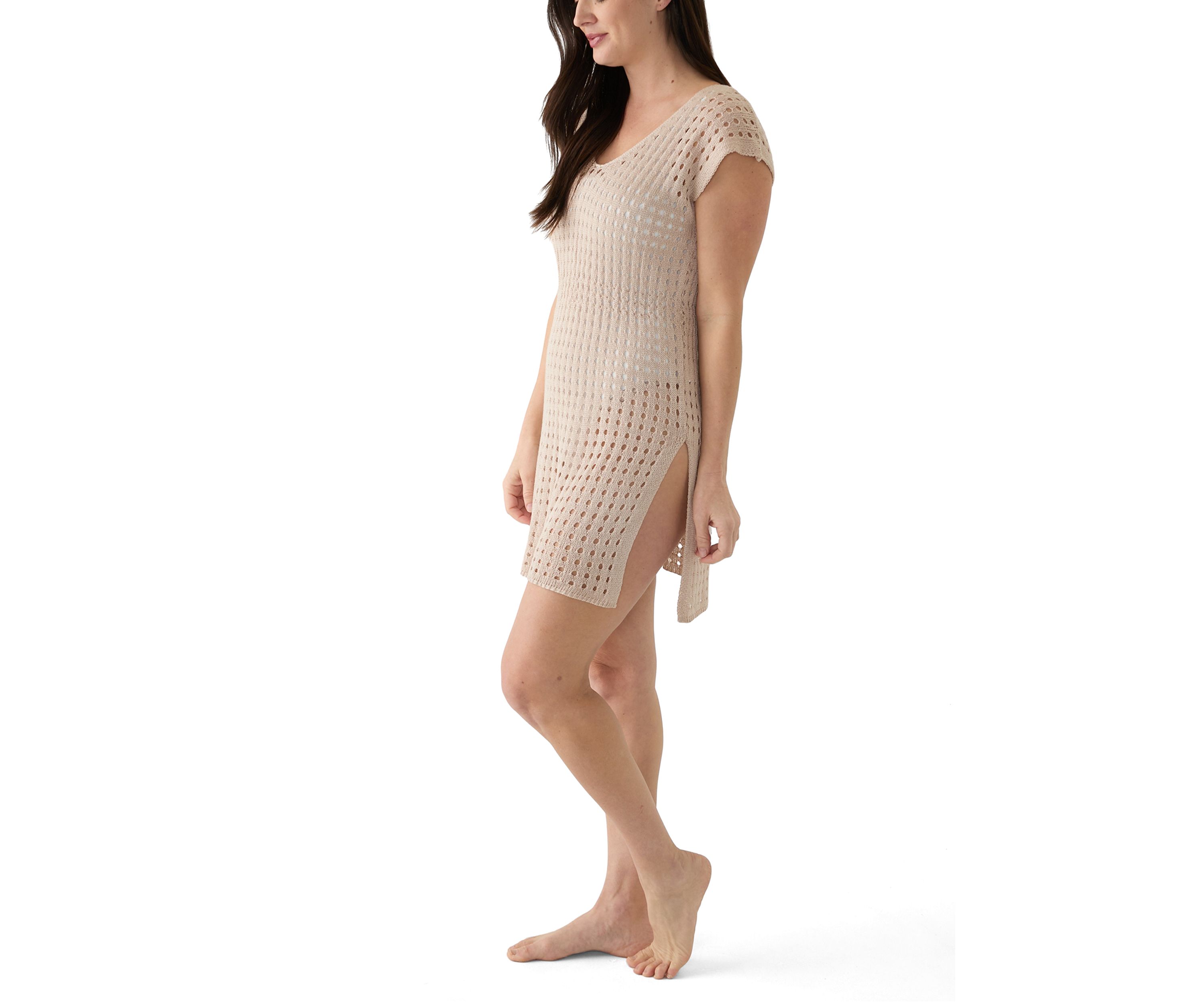 Open Knit Swim Coverup