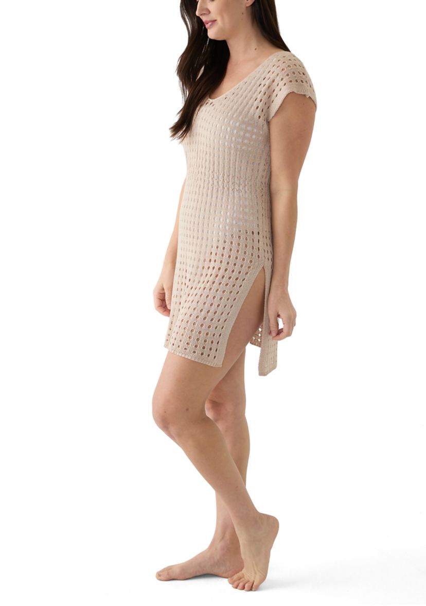 Open Knit Swim Coverup