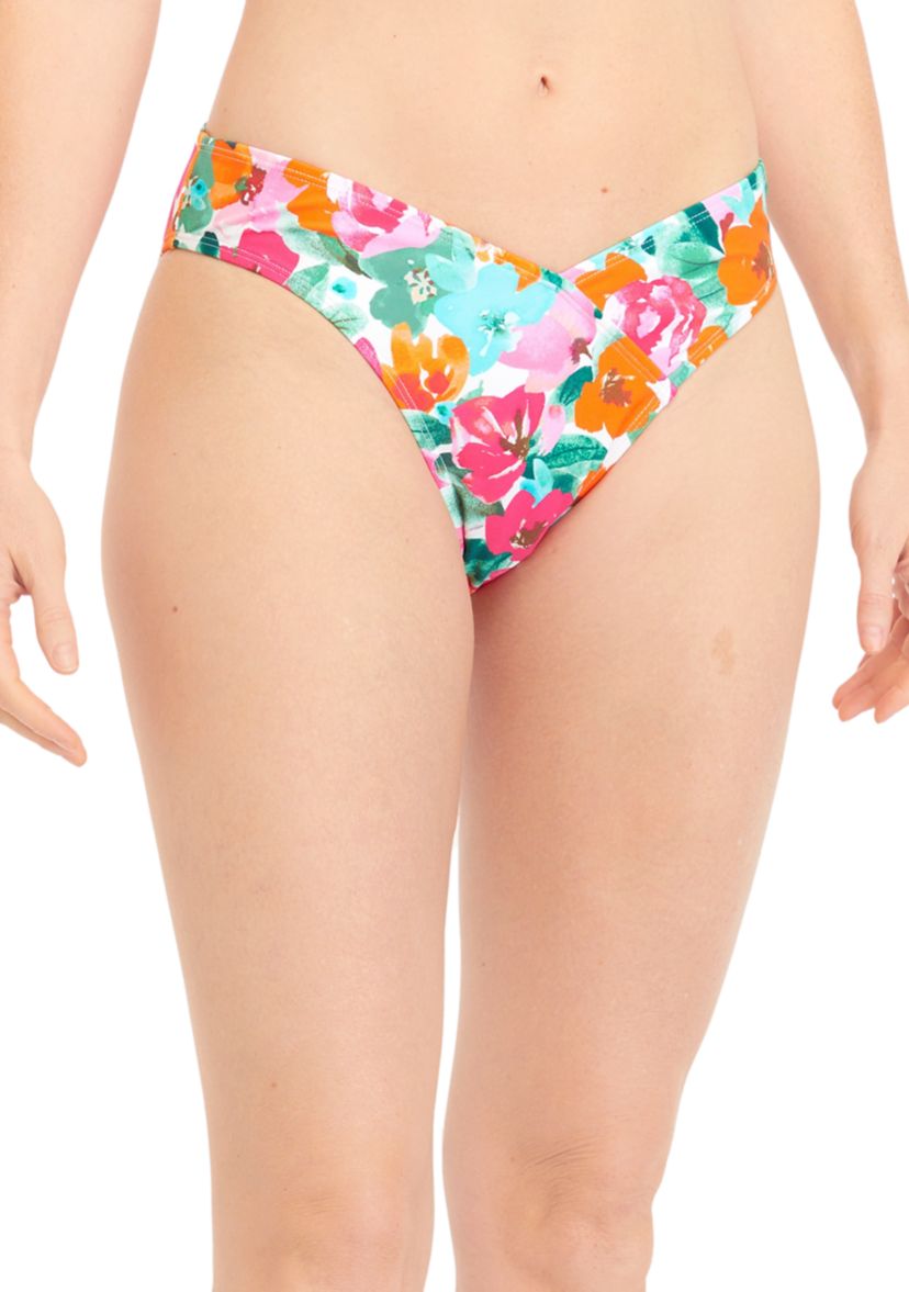Floral Hipster Swim Bottoms