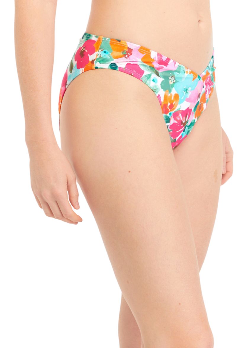 Floral Hipster Swim Bottoms