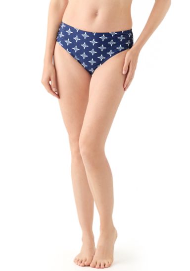 Geometric Print High Rise Swim Brief 