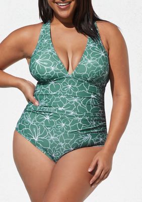 One Piece Plus Size Swimwear