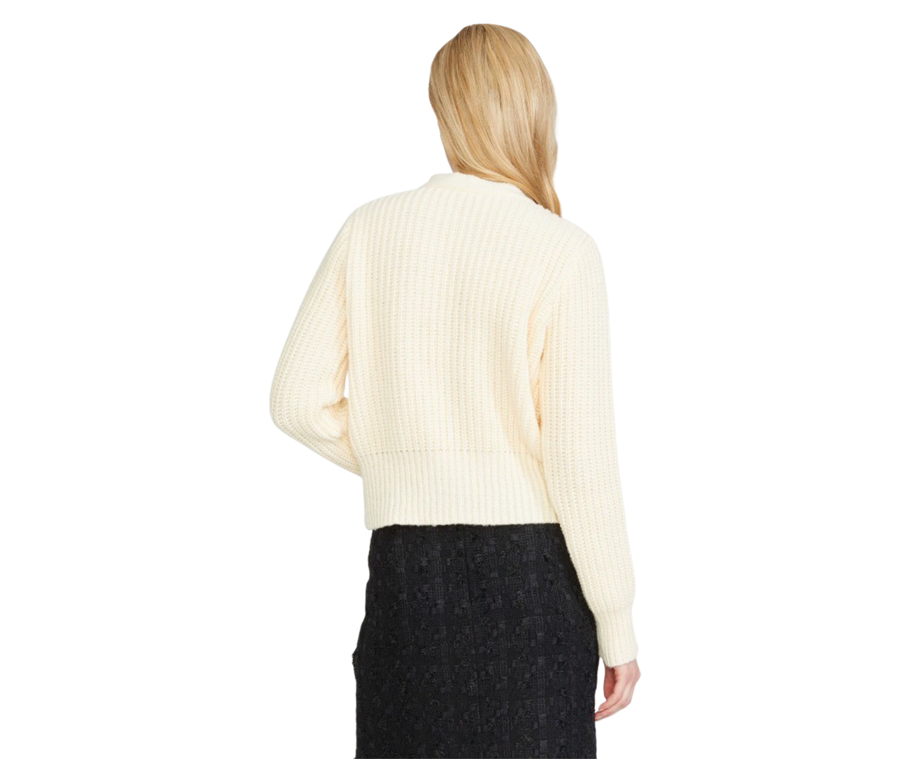 Womens Jewel Trimmed Cardigan