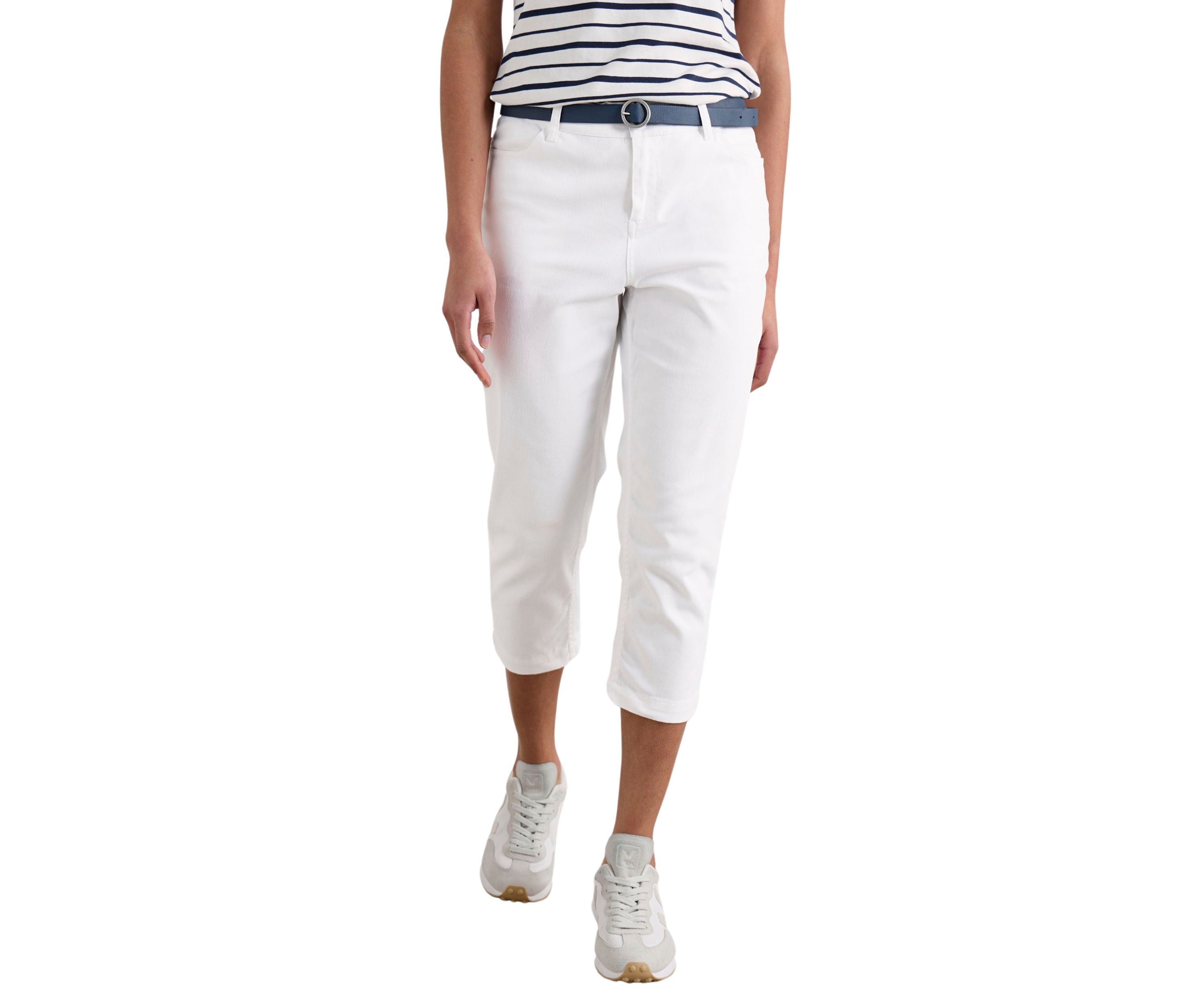 Womens Albert Quay Slim Fit Capri Pants