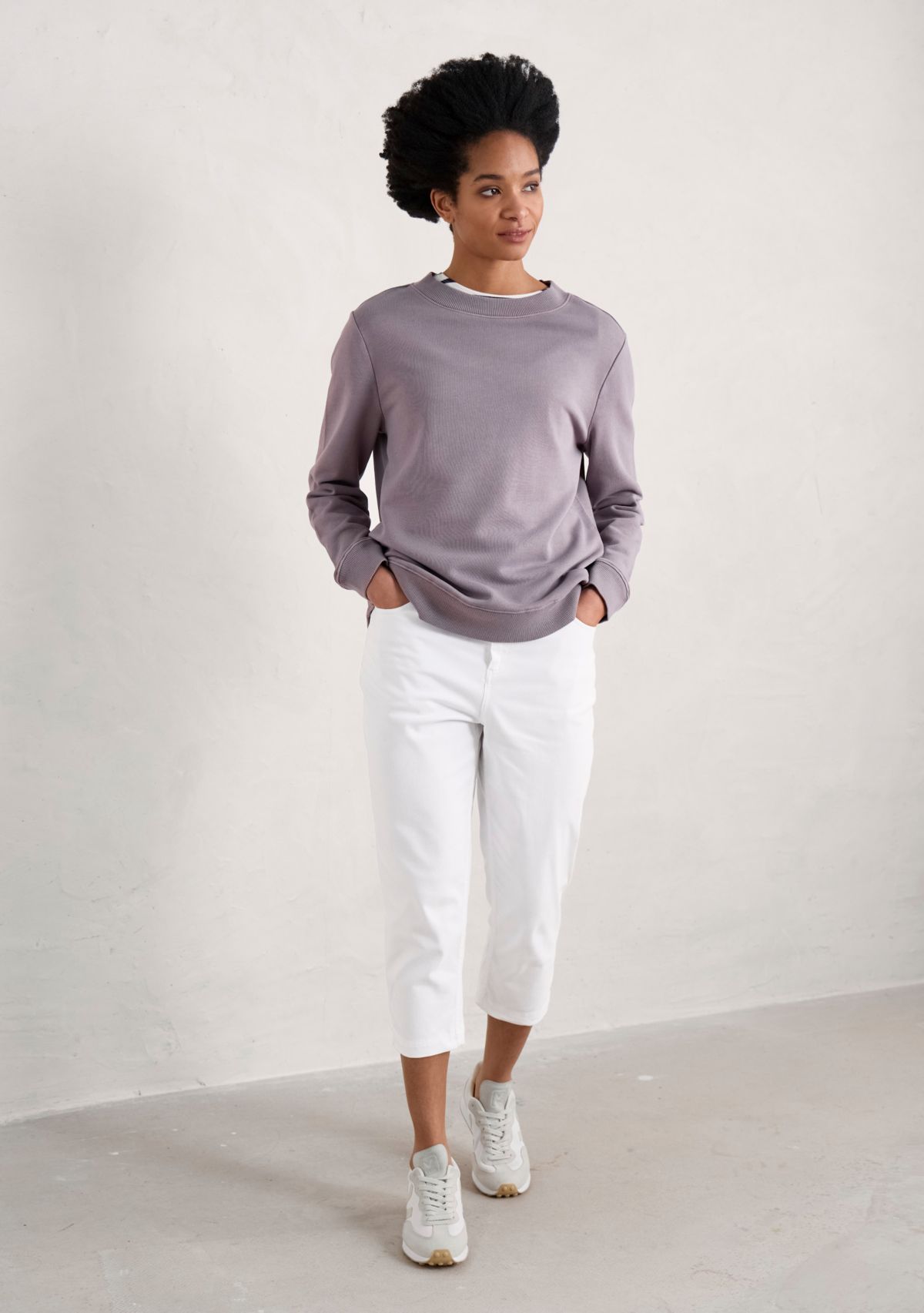 Womens Albert Quay Slim Fit Capri Pants