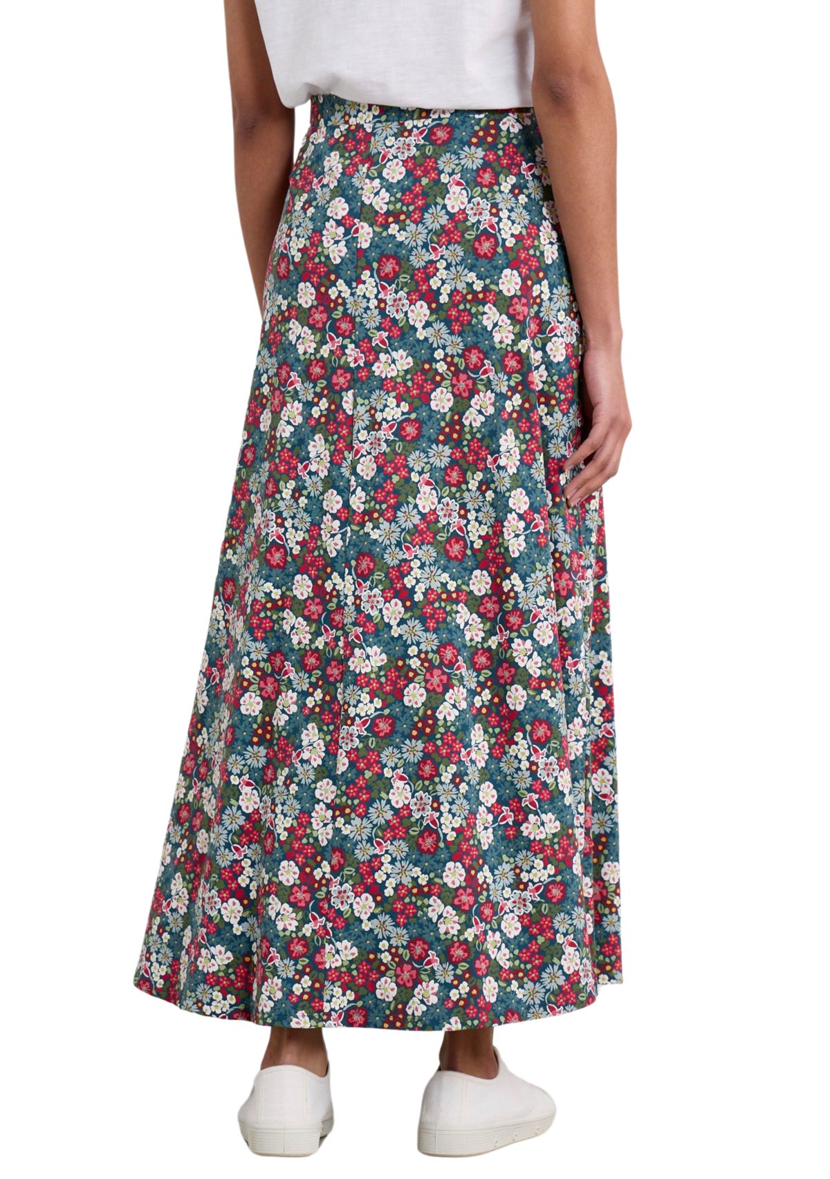 Plus Size Rose Jersey Skirt