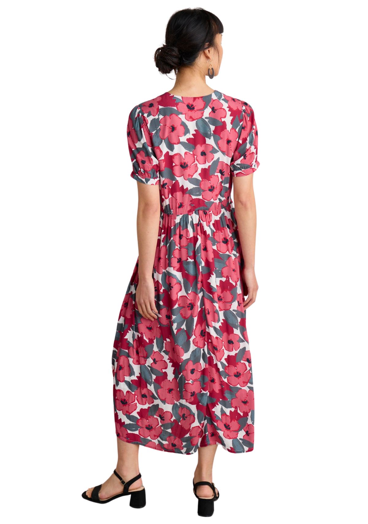 Womens Birch Leaf Printed Dress