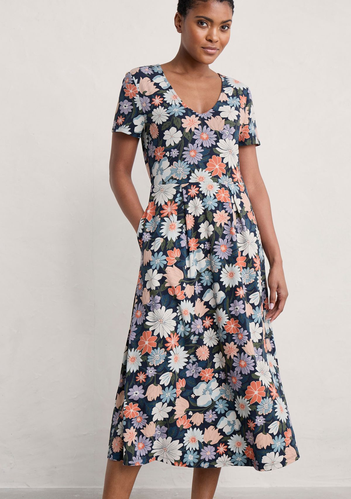 Womens Printed Helena Dress