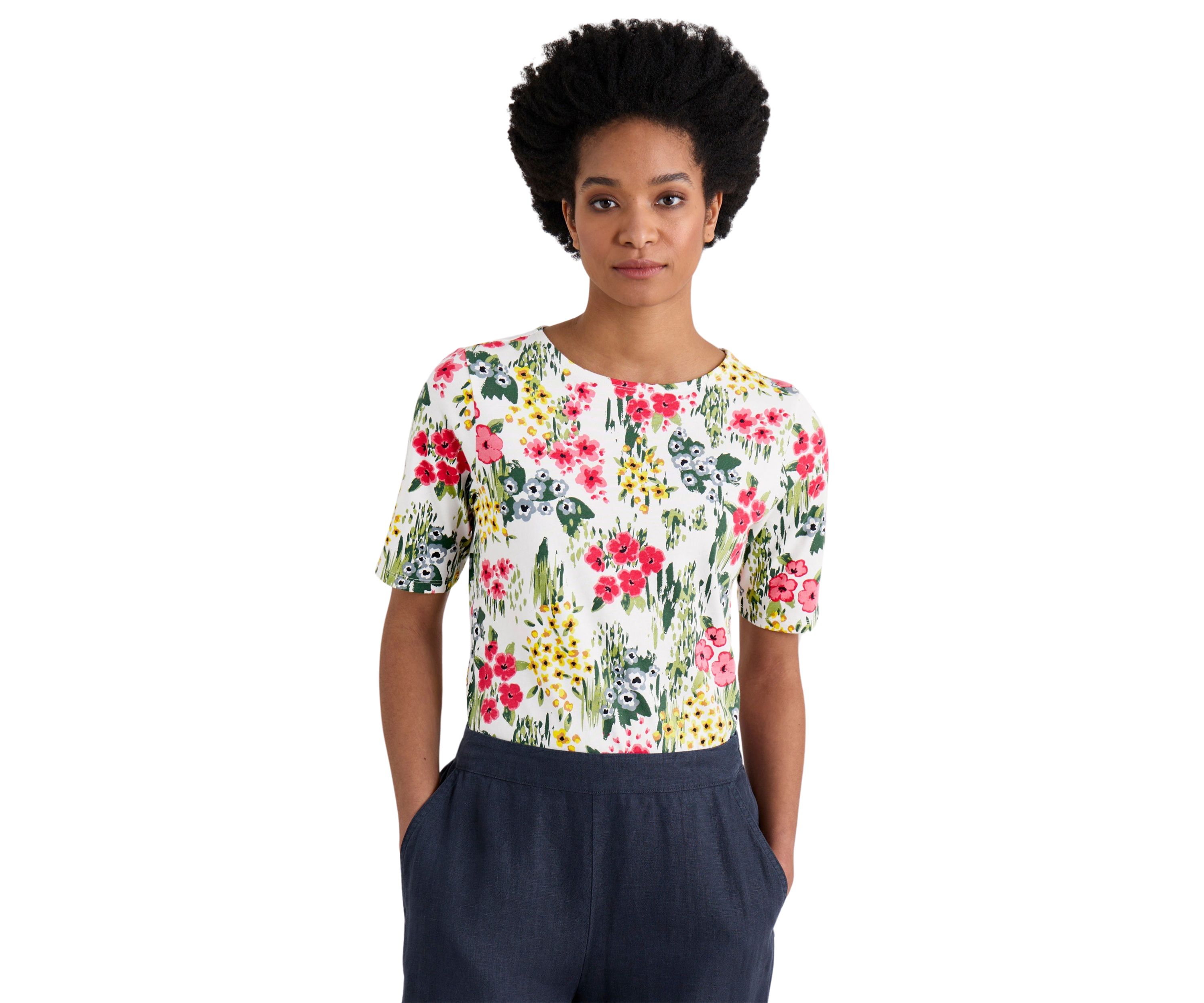 Womens Printed Poison Jersey Top