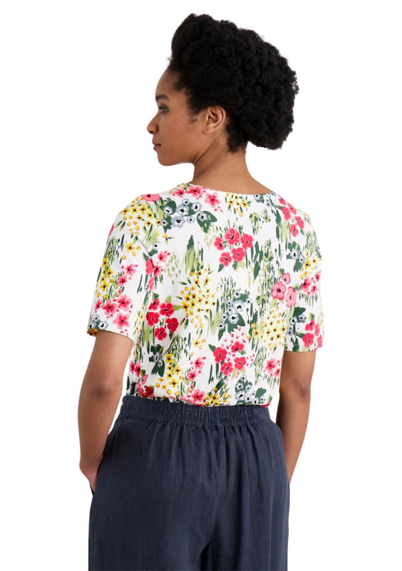 Womens Printed Poison Jersey Top