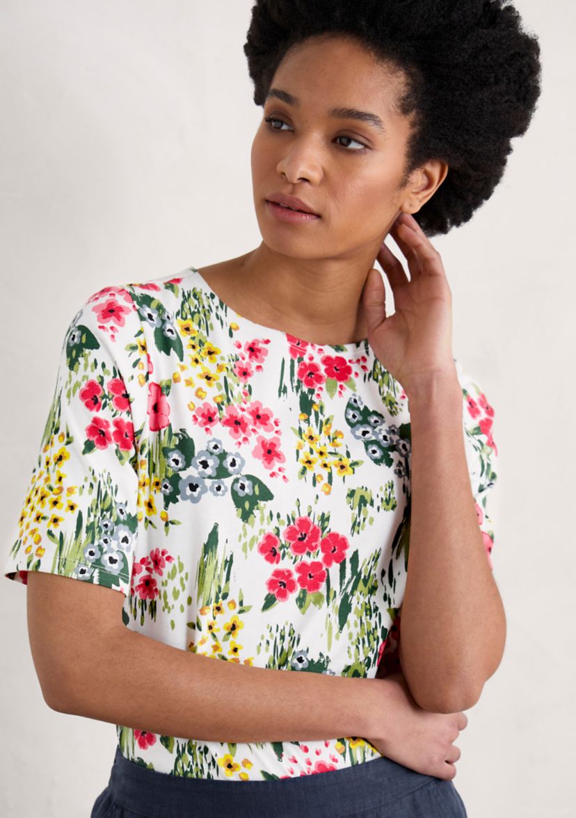 Womens Printed Poison Jersey Top
