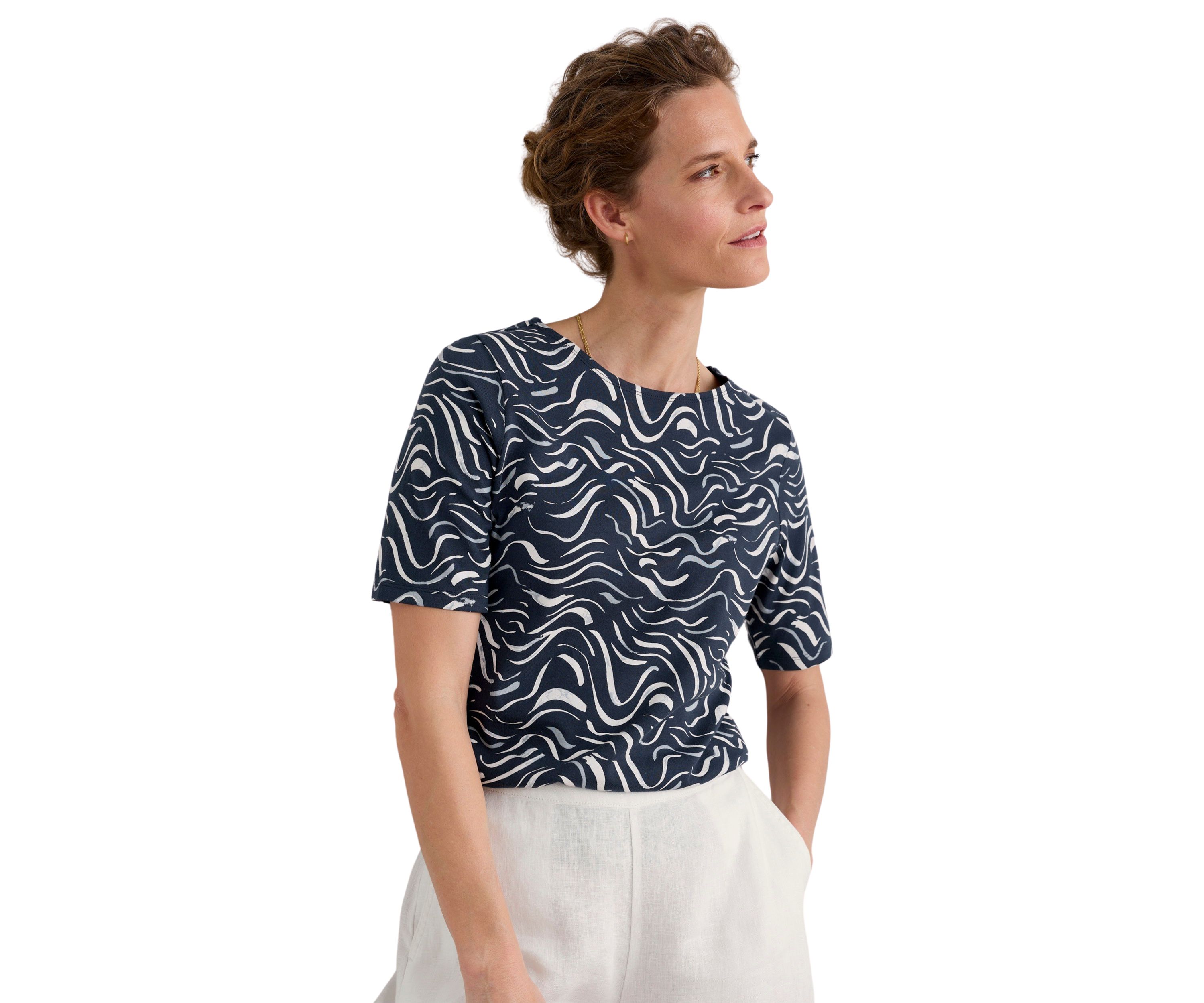 Womens Poisson Jersey Top