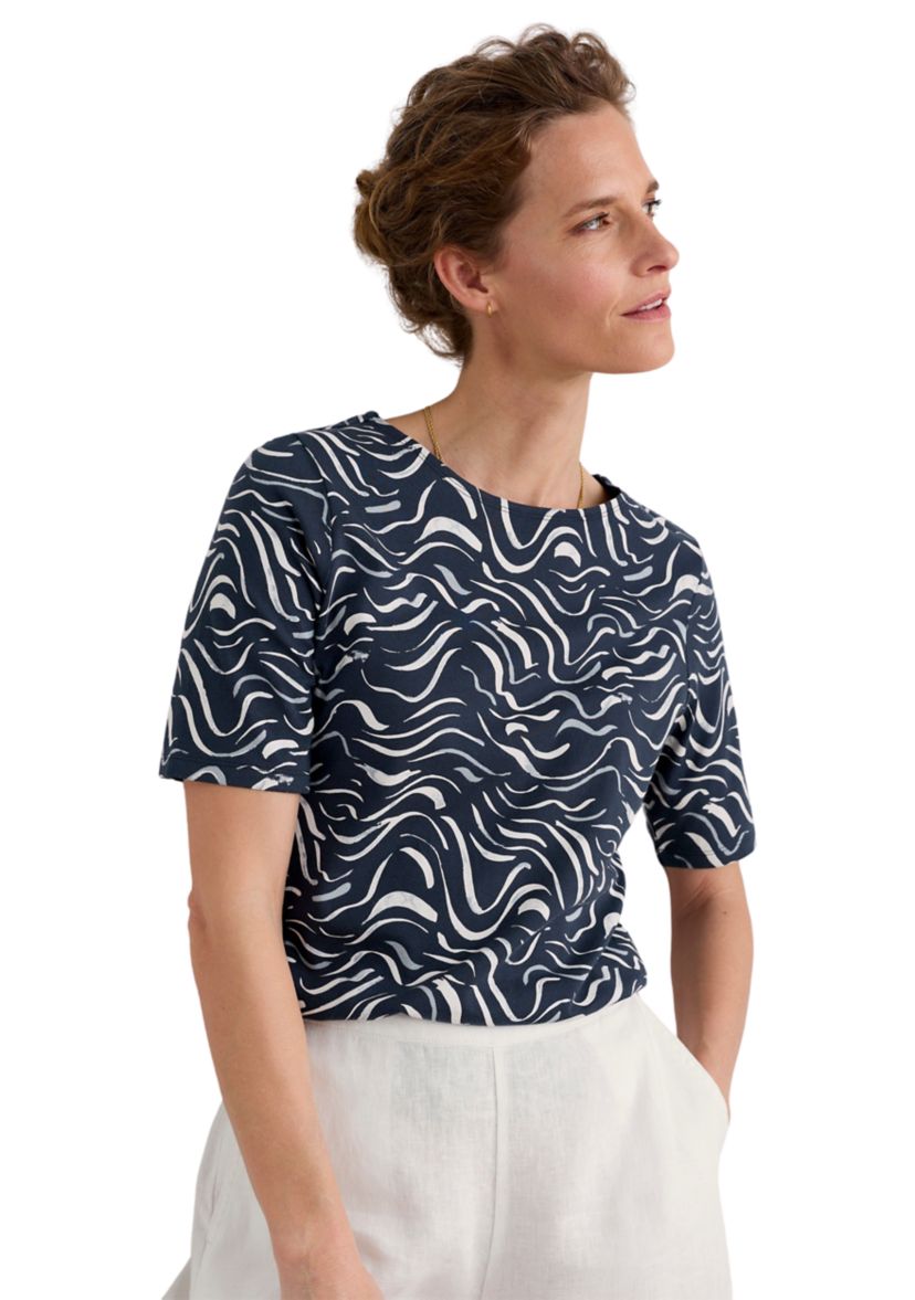 Womens Poisson Jersey Top