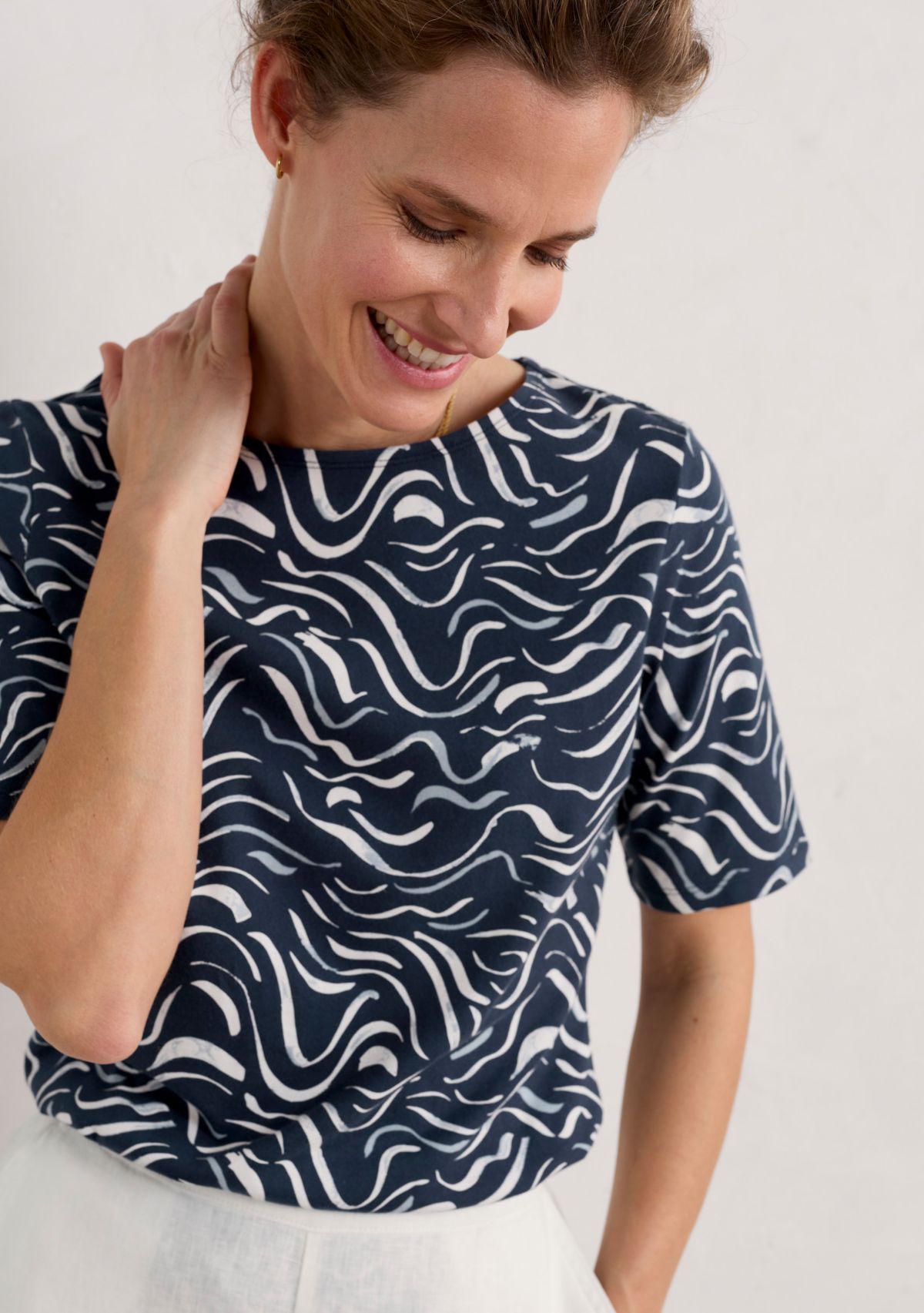 Womens Poisson Jersey Top