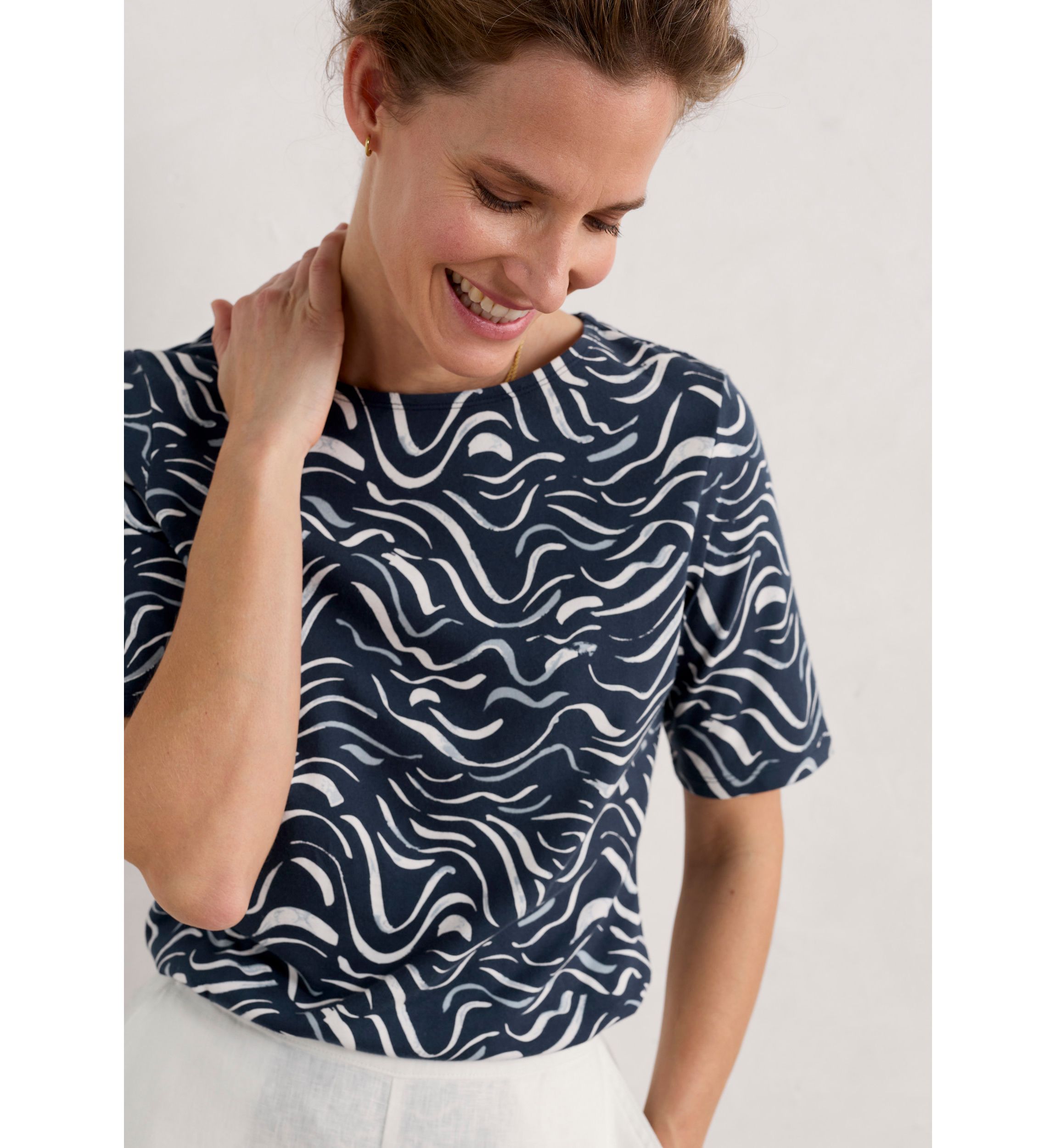 Womens Poisson Jersey Top