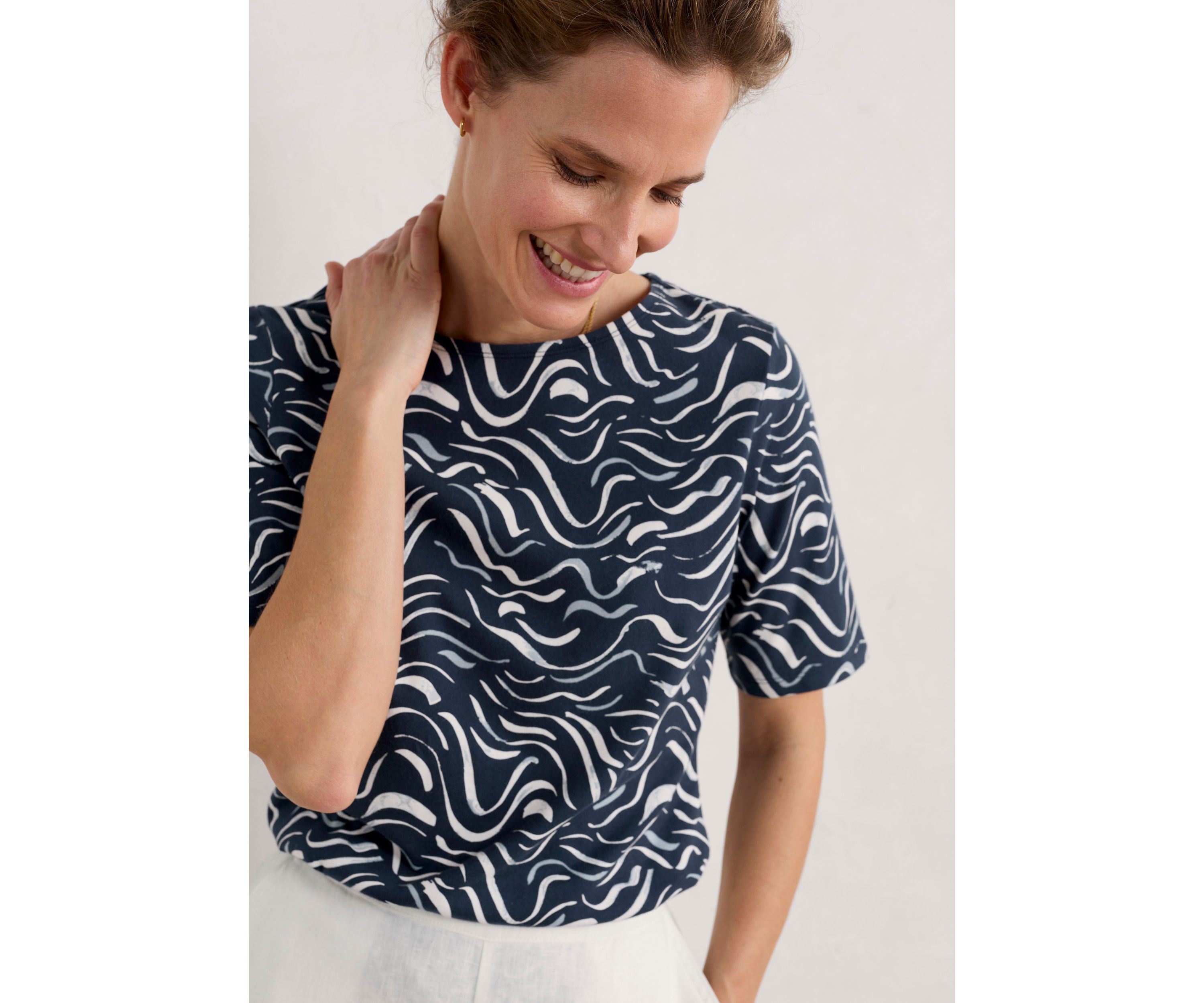 Womens Poisson Jersey Top