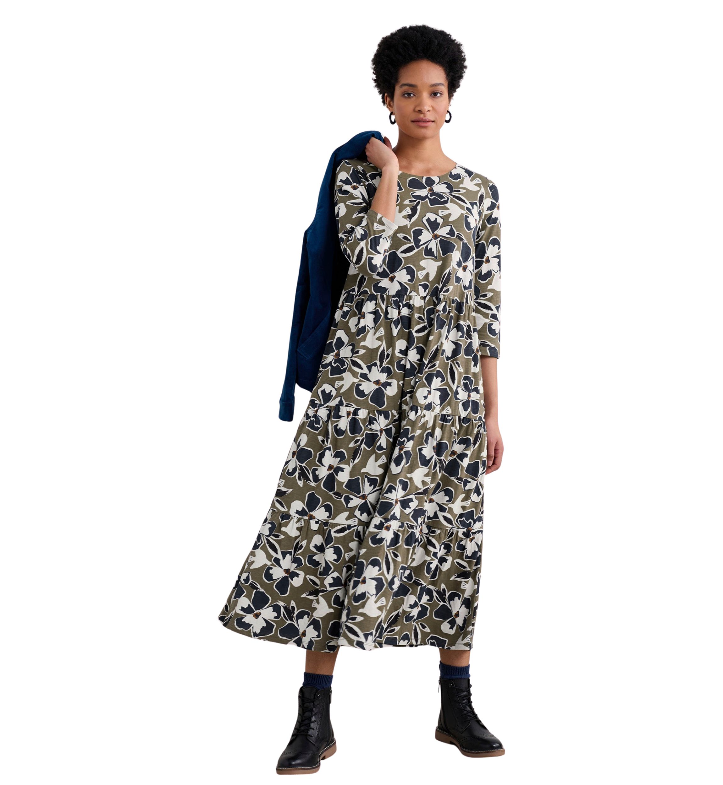 Womens Line Strokes Dress