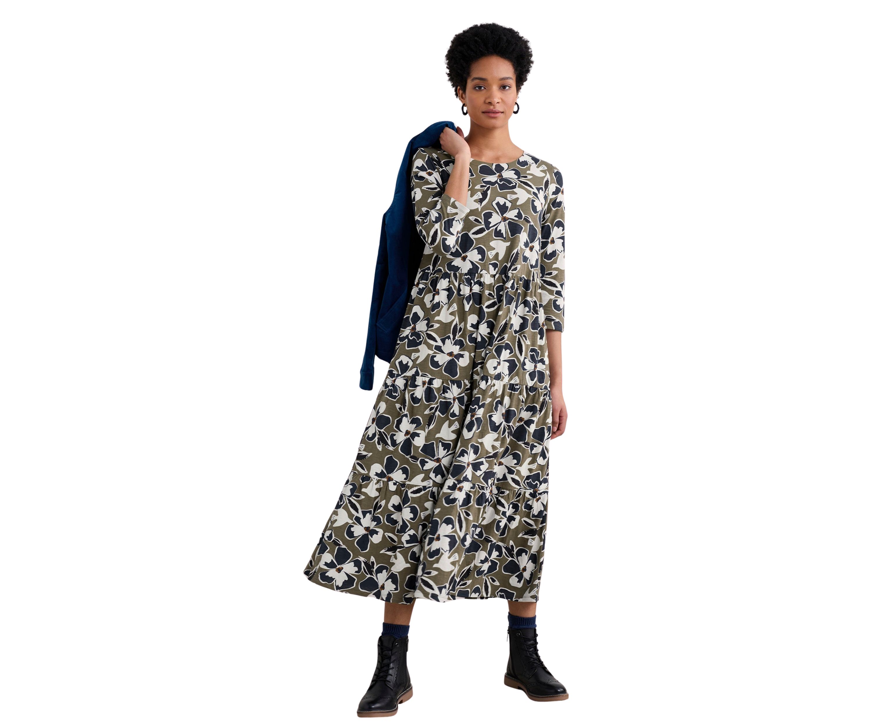 Womens Line Strokes Dress