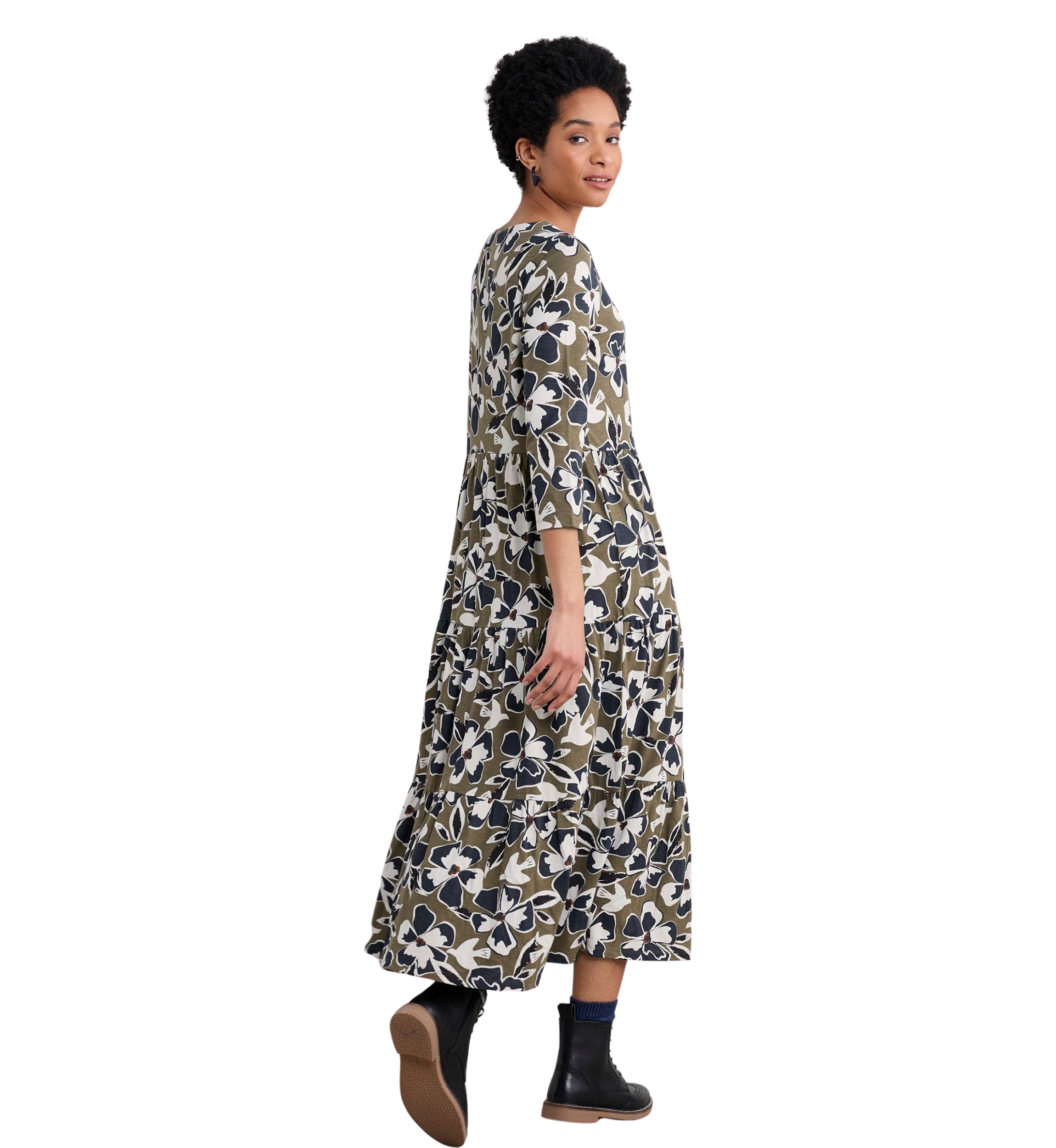 Womens Line Strokes Dress