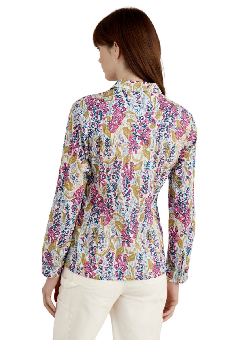 Womens Larissa Printed Organic Cotton Shirt