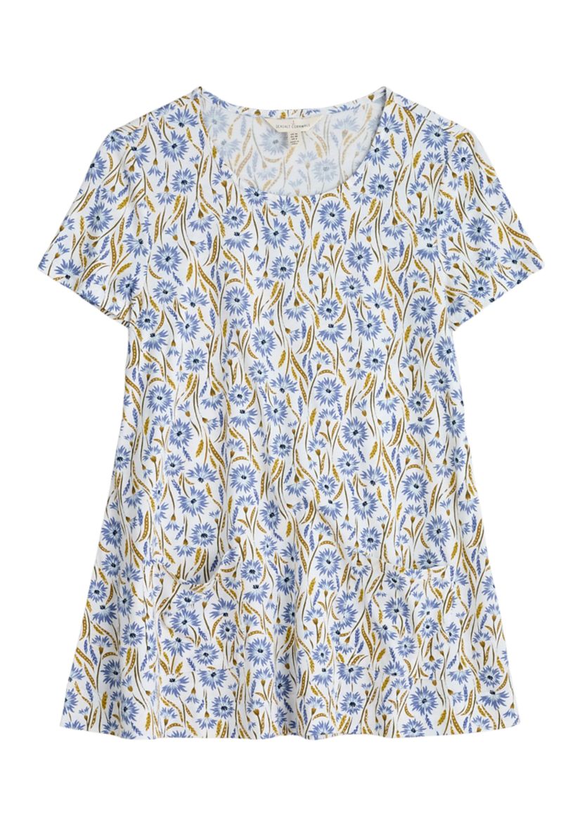 Womens Short Sleeve Drawing Book Top 
