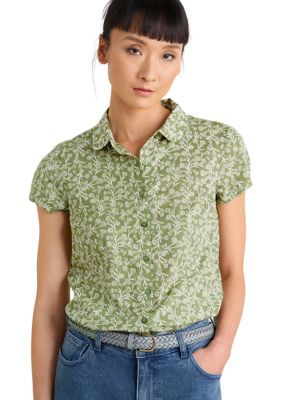 Seasalt Cornwall Women s Rushmaker Short Sleeve Printed Shirt belk
