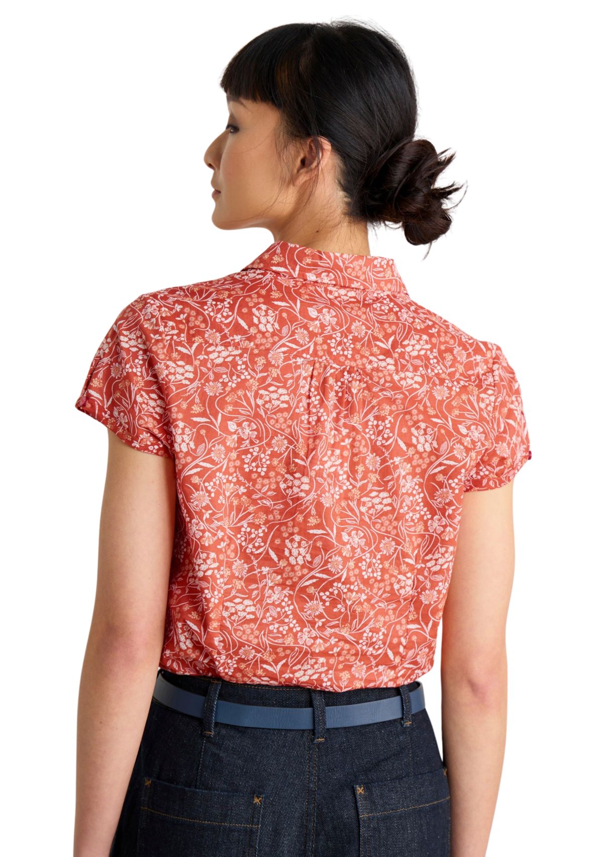 Womens Rushmaker Short Sleeve Printed Shirt