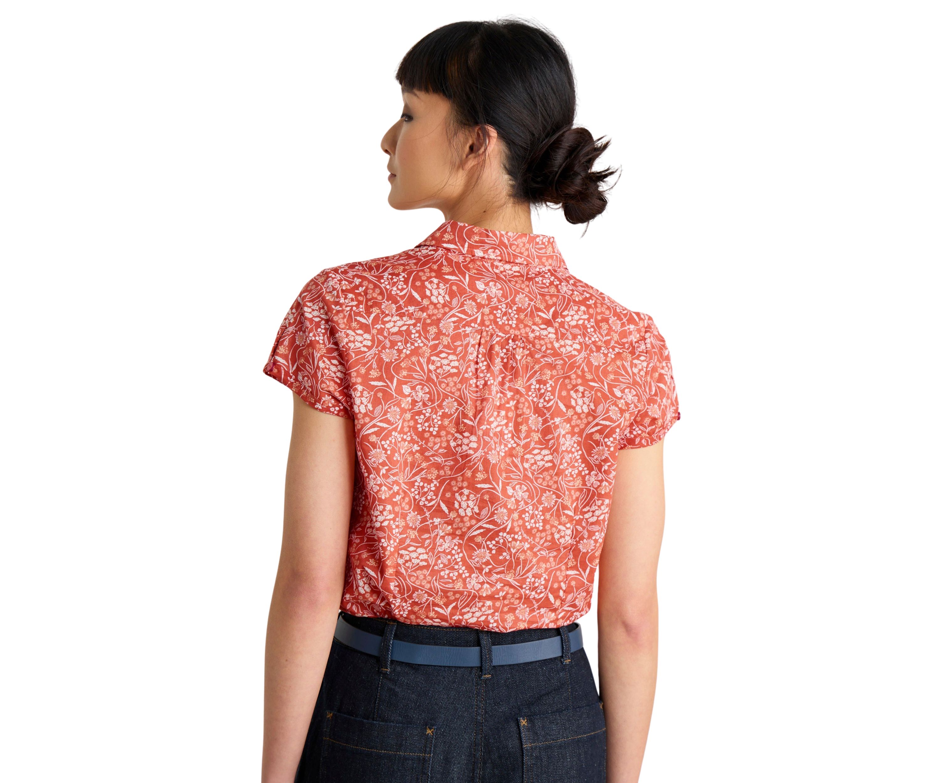 Womens Rushmaker Short Sleeve Printed Shirt