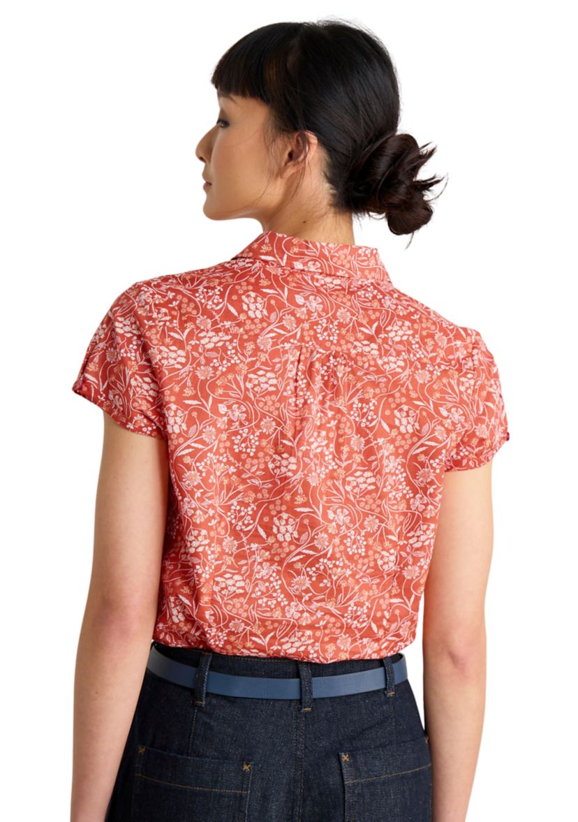 Womens Rushmaker Short Sleeve Printed Shirt